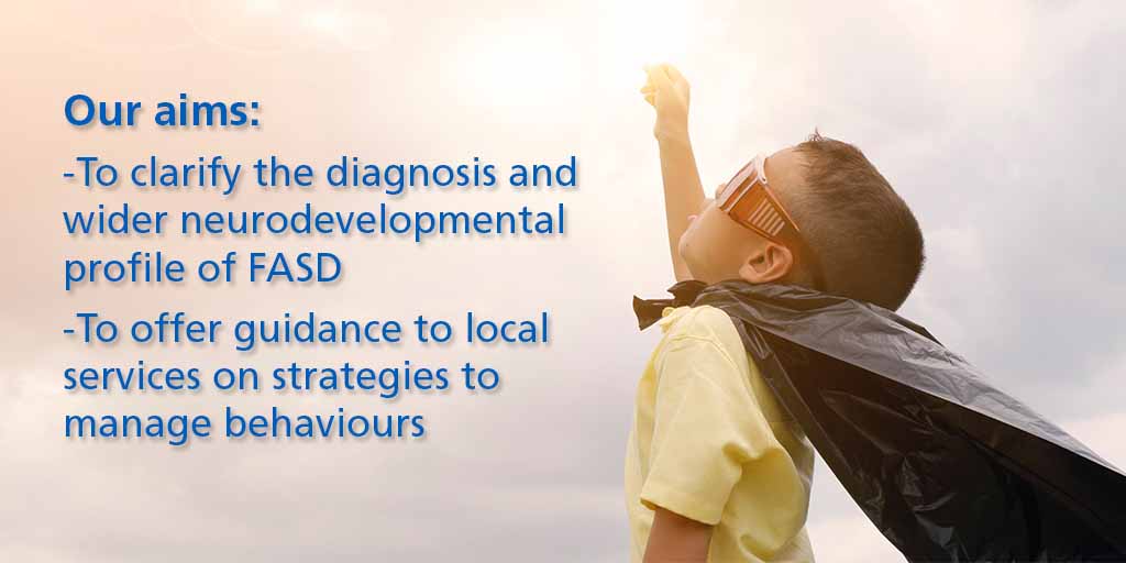 Our aims: To clarify the diagnosis and the wider neurodevelopmental profile and to offer guidance to local services on strategies to manage behaviours in the most complex group, including cases where difficulties continue to be experienced. 